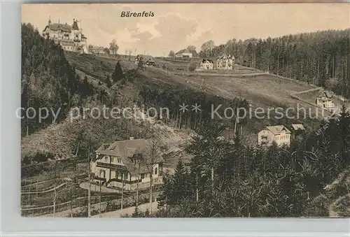 AK / Ansichtskarte Baerenfels_Erzgebirge Panorama Baerenfels Erzgebirge