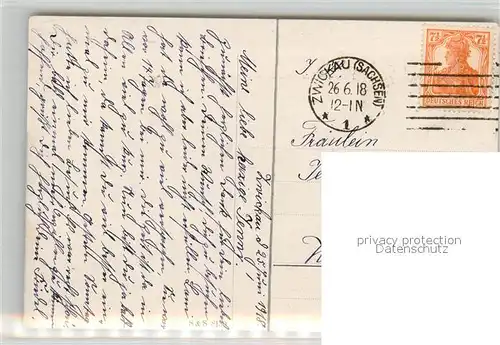 AK / Ansichtskarte Zwickau_Sachsen Bahnhofstrasse Reichenbacher Strasse Zwickau Sachsen