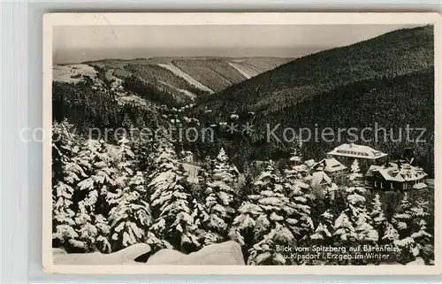 AK / Ansichtskarte Baerenfels_Erzgebirge Kipsdorf Winter Baerenfels Erzgebirge