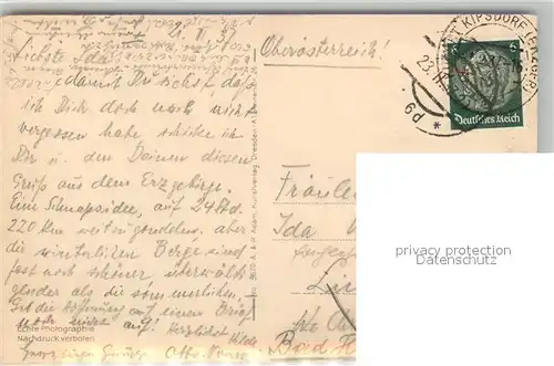 AK / Ansichtskarte Baerenfels_Erzgebirge Kipsdorf Winter Baerenfels Erzgebirge