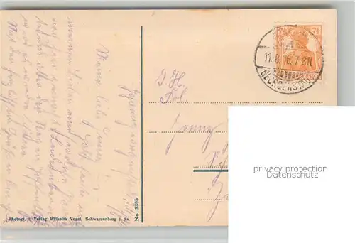 AK / Ansichtskarte Auersberg_Wildenthal Tal kleine Bockau Auersberg Wildenthal