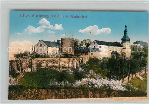 AK / Ansichtskarte Wiesenburg_Sachsen Schloss Wiesenburg Sachsen