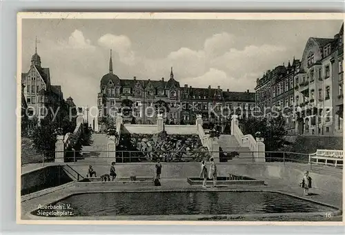 AK / Ansichtskarte Auerbach_Vogtland Siegelohplatz Auerbach_Vogtland