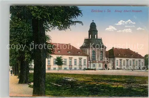 AK / Ansichtskarte Zwickau_Sachsen Koenig Albert Museum Zwickau Sachsen