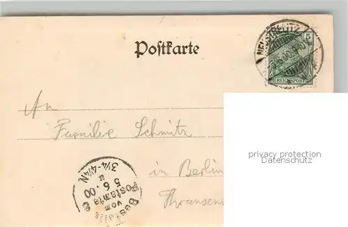 AK / Ansichtskarte Neustrelitz Thiergarten  Neustrelitz