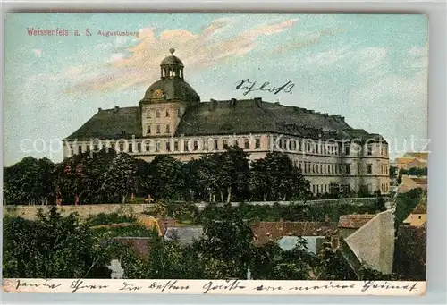 AK / Ansichtskarte Weissenfels_Saale Schloss Weissenfels_Saale