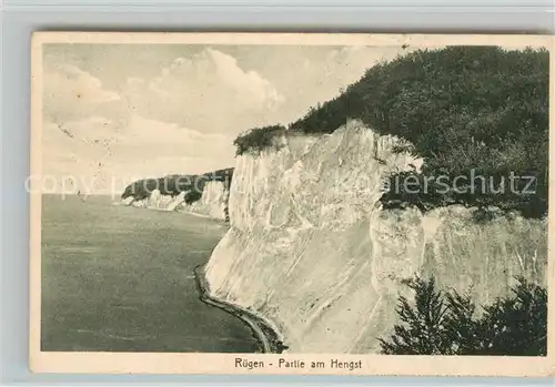 AK / Ansichtskarte Ruegen Kreidefelsen Hengst Ruegen
