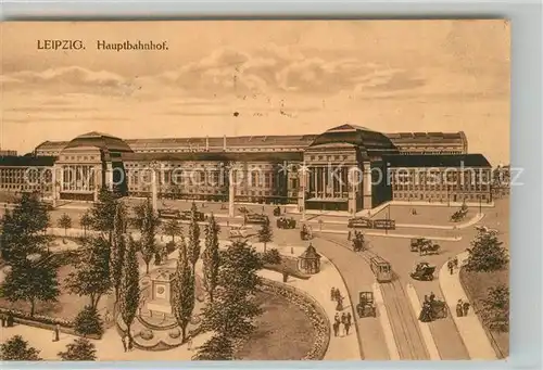 AK / Ansichtskarte Leipzig Hauptbahnhof Leipzig