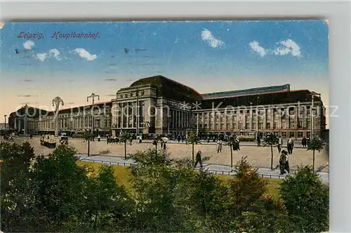 AK / Ansichtskarte Leipzig Hauptbahnhof Leipzig