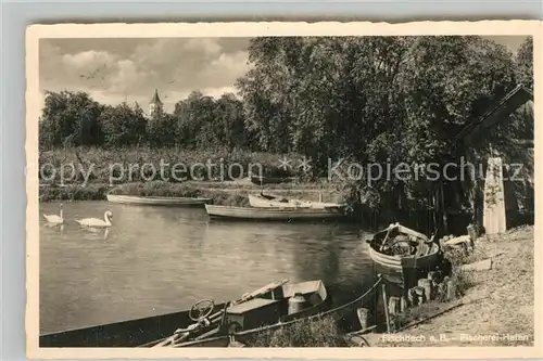 AK / Ansichtskarte Fischbach_Friedrichshafen Fischerei Hafen Fischbach Friedrichshafen