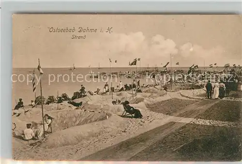 AK / Ansichtskarte Dahme_Ostseebad Strand Dahme_Ostseebad