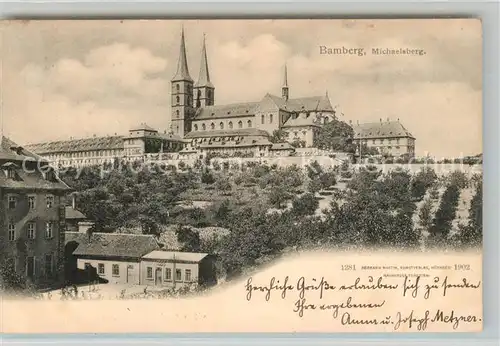 AK / Ansichtskarte Bamberg Michaelsberg Bamberg