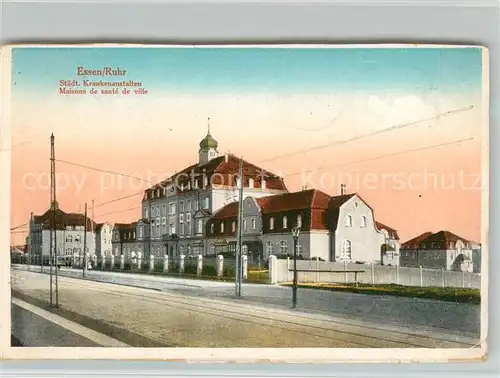 AK / Ansichtskarte Essen_Ruhr Staedtische Krankenanstalten  Essen_Ruhr