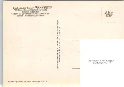AK / Ansichtskarte Reiselfingen Gasthaus Zur Krone Reiselfingen