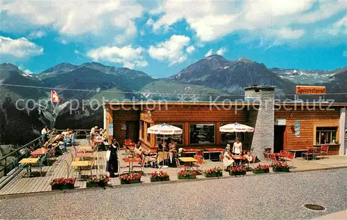 AK / Ansichtskarte Davos_GR Restaurant Ischalp Schiahorn Davos_GR