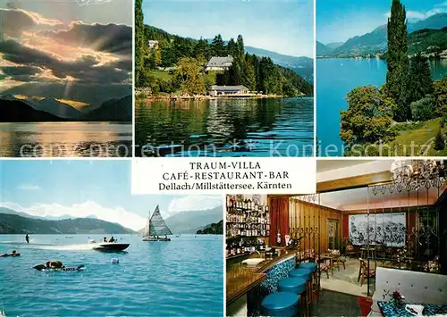 AK / Ansichtskarte Dellach_Millstaettersee Traumvilla Cafe Restaurant Bar Dellach_Millstaettersee