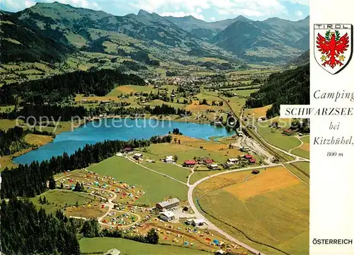 AK / Ansichtskarte Schwarzsee_Tirol Camping Schwarzsee Tirol