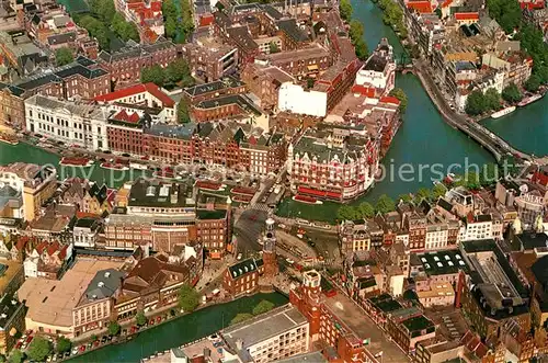 AK / Ansichtskarte Amsterdam_Niederlande Fliegeraufnahme Muenztor Muenzturm Amsterdam_Niederlande