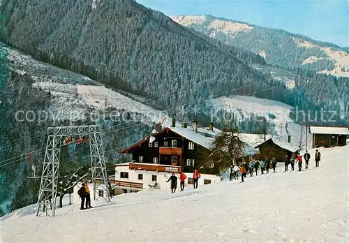 AK / Ansichtskarte Viehhofen_Salzburg Alpengasthof Stiegernigg Winter Viehhofen Salzburg