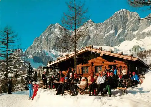 AK / Ansichtskarte Ramsau_Dachstein_Steiermark Jausenstation Brandalm Ramsau_Dachstein