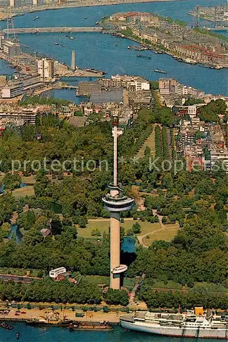 AK / Ansichtskarte Rotterdam Fliegeraufnahme Rotterdam