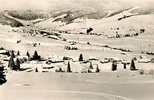 AK / Ansichtskarte Bernau_Schwarzwald Winter am Feldberg Bernau Schwarzwald