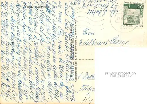 AK / Ansichtskarte Kiel Stadttheater Kiel