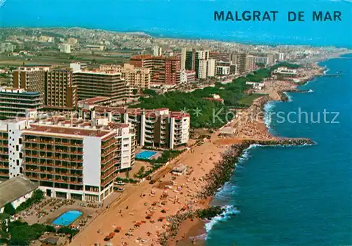 AK / Ansichtskarte Malgrat_de_Mar Fliegeraufnahme Malgrat_de_Mar