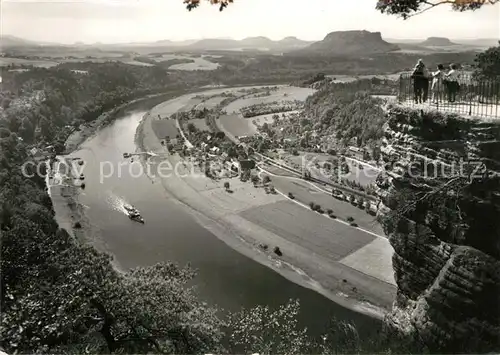 AK / Ansichtskarte Saechsische_Schweiz Basteiblick Saechsische Schweiz