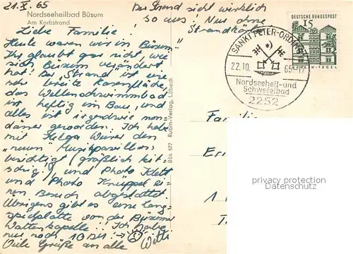 Buesum_Nordseebad Am Korbstrand Buesum_Nordseebad