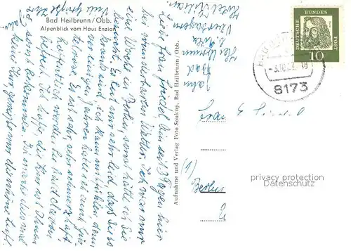 Bad_Heilbrunn Alpenblick vom Haus Enzian Bad_Heilbrunn