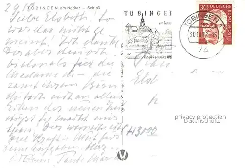 Tuebingen_Neckar Schloss 