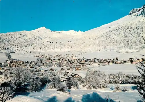 Flims_Dorf mit Piz Grisch Tschingel Hoerner Cassons Flims_Dorf