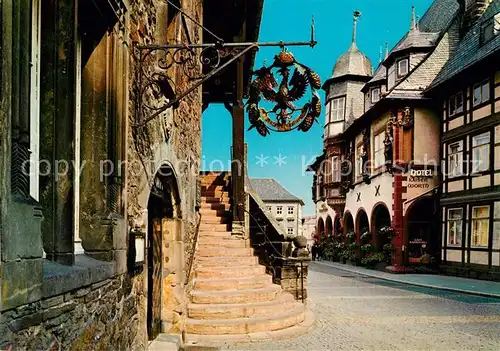 Goslar Rathaustreppe Goslar