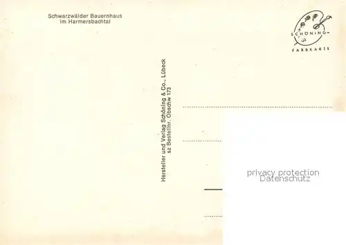 Harmersbach Schwarzwaelder Bauernhaus Harmersbach