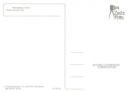 Monschau Partie an der Rur Monschau