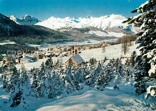 Pontresina mit Julierkette Pontresina