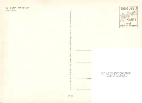 Bonn_Rhein Marktplatz Bonn_Rhein