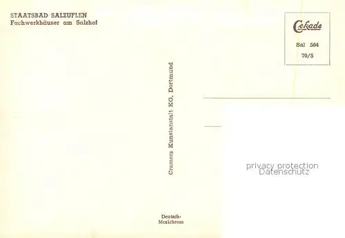 Bad_Salzuflen Fachwerkhaeuser am Salzhof Bad_Salzuflen