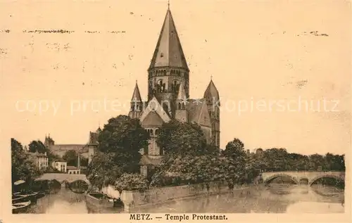 Metz_Moselle Temple Protestant Evangelische Kirche Metz_Moselle
