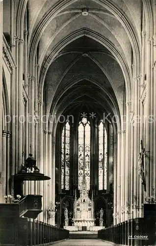 Metz_Moselle Interieur de l Eglise Saint Vincent Metz_Moselle