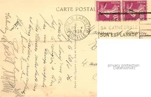 Metz_Moselle Vue prise du Moyen Pont vers les Temples Protestants Metz_Moselle