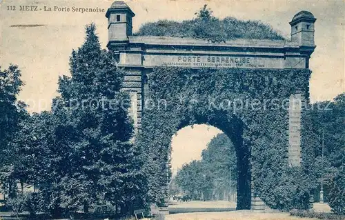 Metz_Moselle La Porte Serpenoise Metz_Moselle