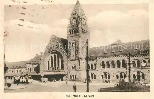 Metz_Moselle La gare Bahnhof Metz_Moselle