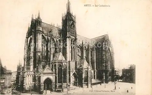 Metz_Moselle La Cathedrale Dom Metz_Moselle