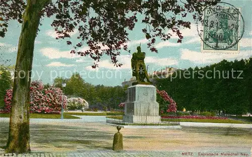 Metz_Moselle Esplanade Marechal Ney Monument Denkmal Metz_Moselle