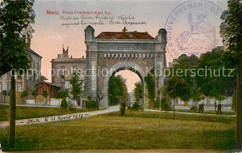 Metz_Moselle Prinz Friedrich Karl Tor Metz_Moselle