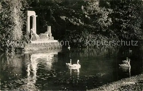 Metz_Moselle Vision antique Denkmal Schwanenteich Metz_Moselle