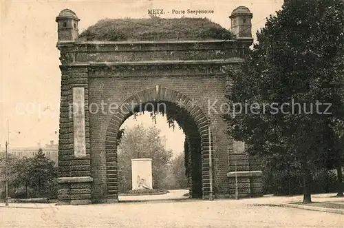 Metz_Moselle Porte Serpenoise Prinz Friedrich Karl Tor Metz_Moselle