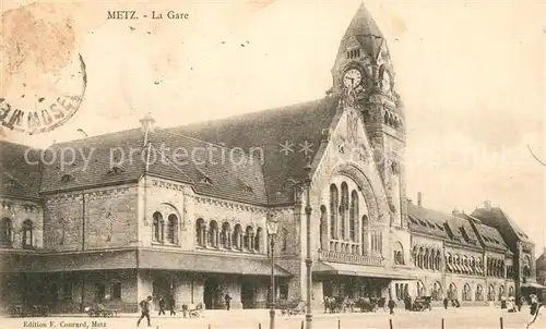 Metz_Moselle La Gare Bahnhof Metz_Moselle